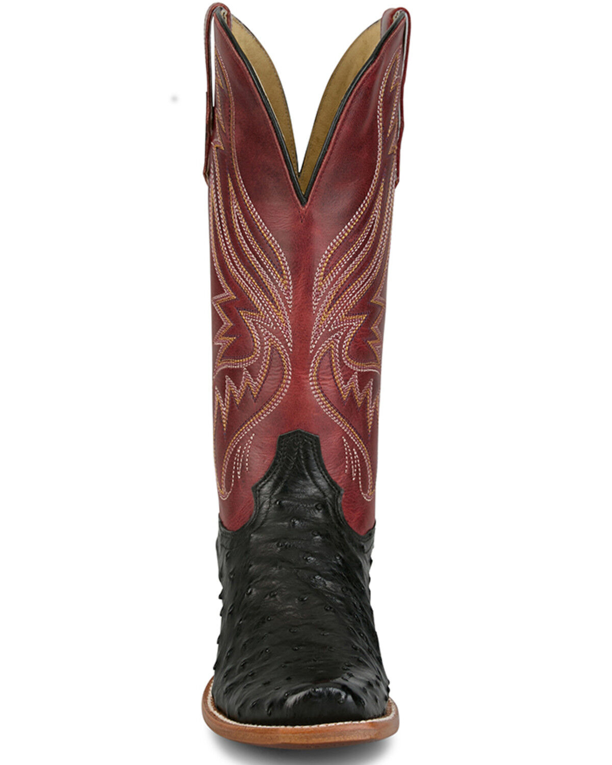 Image #4 - Tony Lama Women's Zaire Exotic Full Quill Ostrich Western Boots - Square Toe, Black, hi-res