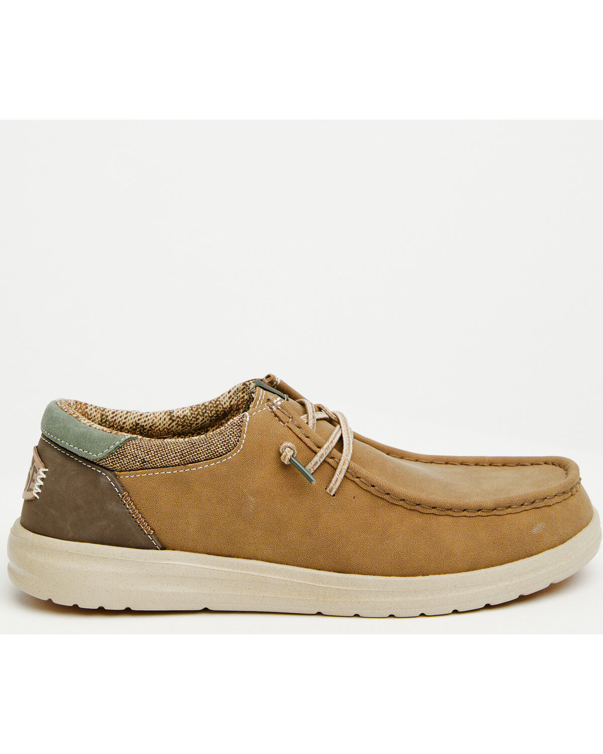 Image #2 - HEYDUDE Men's Paul Casual Moc Shoes, Brown, hi-res