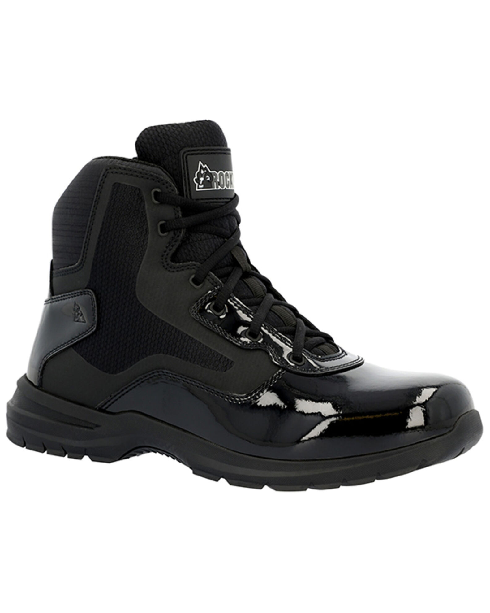 Rocky work boots black discount