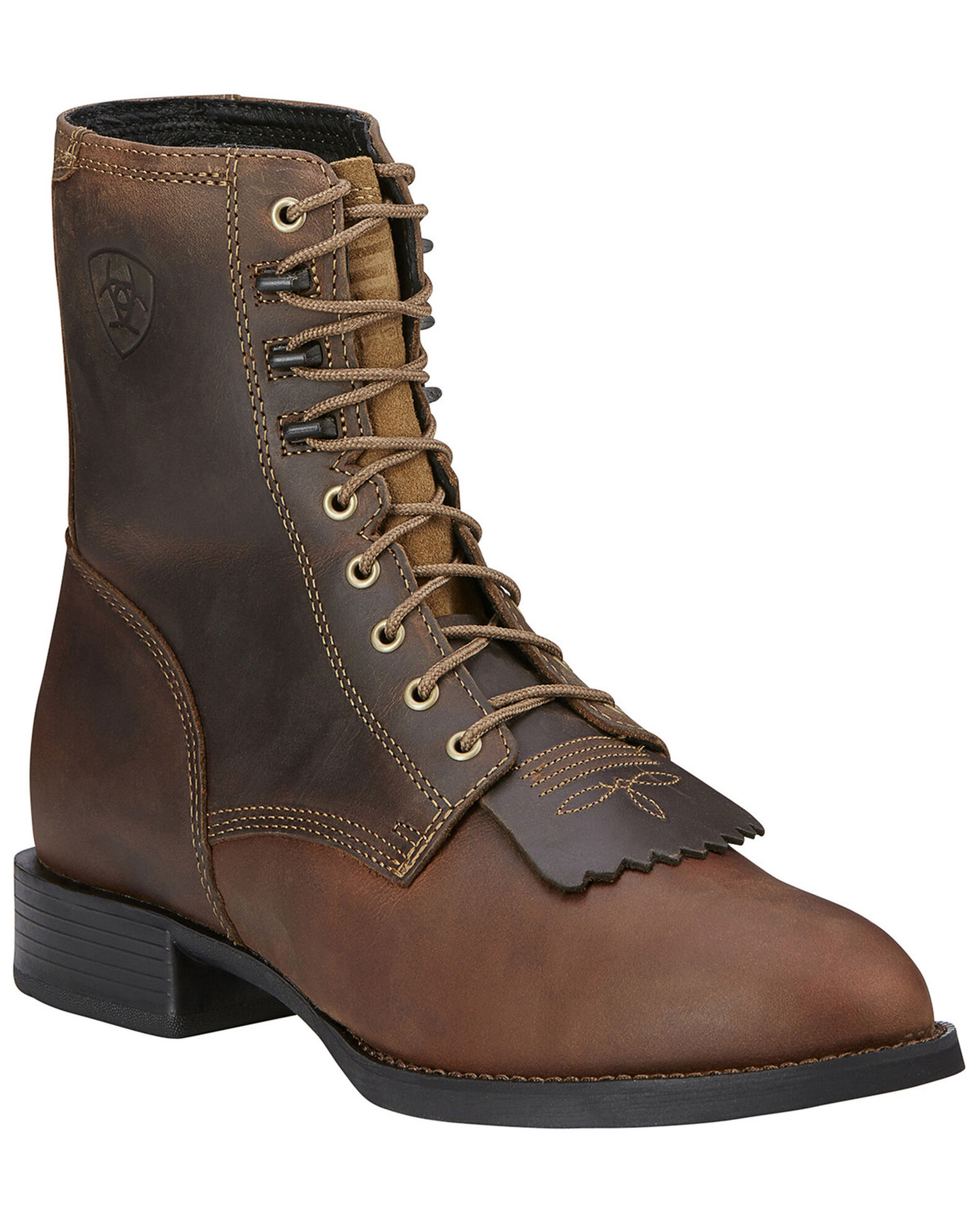 Ariat men's heritage online lacer western cowboy boot