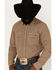 Blue Ranchwear Men's Gingham Western Snap Shirt, Beige/khaki, hi-res