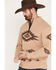 Cinch Men's 1/4 Zip Southwestern Print Pullover Sweater, Beige/khaki, hi-res