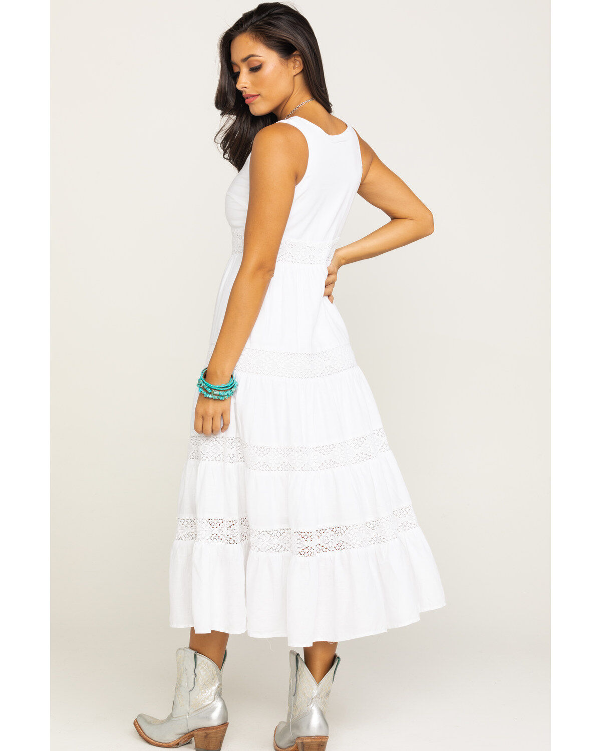 tiered midi dresses