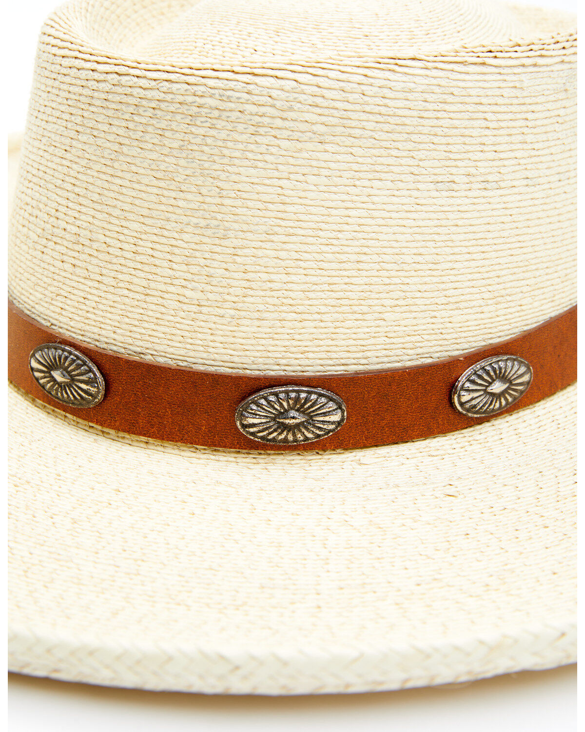 Image #2 - Idyllwind Women's Sunset Rider Palm Leaf Straw Western Hat, Cream, hi-res