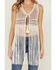 Idyllwind Women's Hawls Nest Crochet Vest, White, hi-res