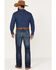 Cinch Men's Ian Medium Wash Slim Boot Performance Stretch Denim Jeans, Indigo, hi-res