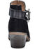 Image #4 - Circle G Women's Buckle Ankle Booties - Round Toe, Black, hi-res