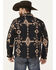 Image #4 - Hooey Men's Southwestern Print Softshell Jacket - Big, Black, hi-res