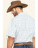 Image #5 - Cinch Men's White Small Plaid Button Short Sleeve Western Shirt , , hi-res