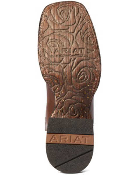 Image #5 - Ariat Women's Cedar Leopard Print Circuit Rosa Western Boot - Broad Square Toe , Brown, hi-res