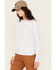 Image #2 - Carhartt Women's Force® Sun Defender Lightweight Long Sleeve Graphic Work T-Shirt, Light Blue, hi-res