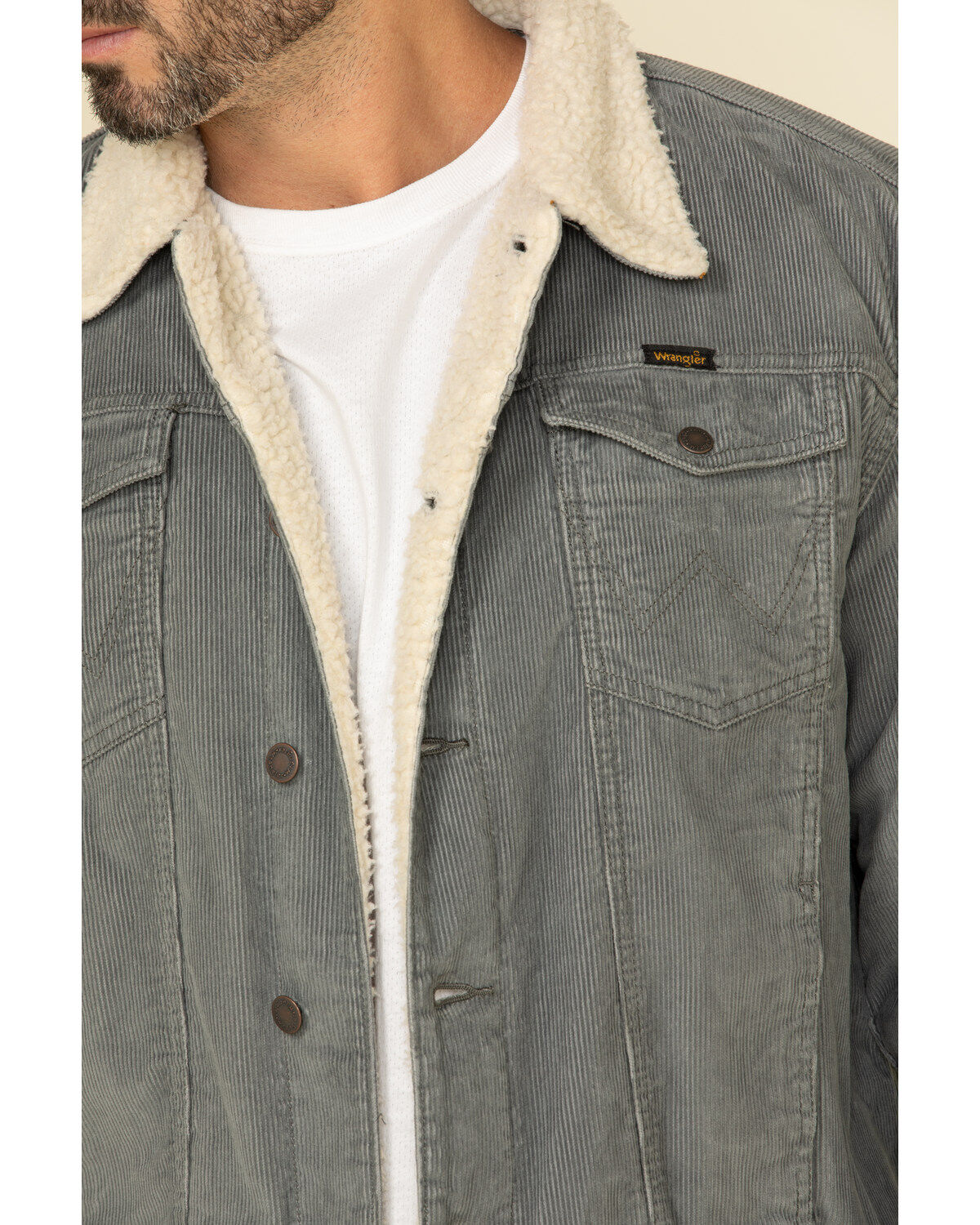 corduroy sherpa lined jacket