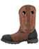 Image #3 - Durango Men's 11" Waterproof Western Work Boots - Steel Toe, Tan, hi-res