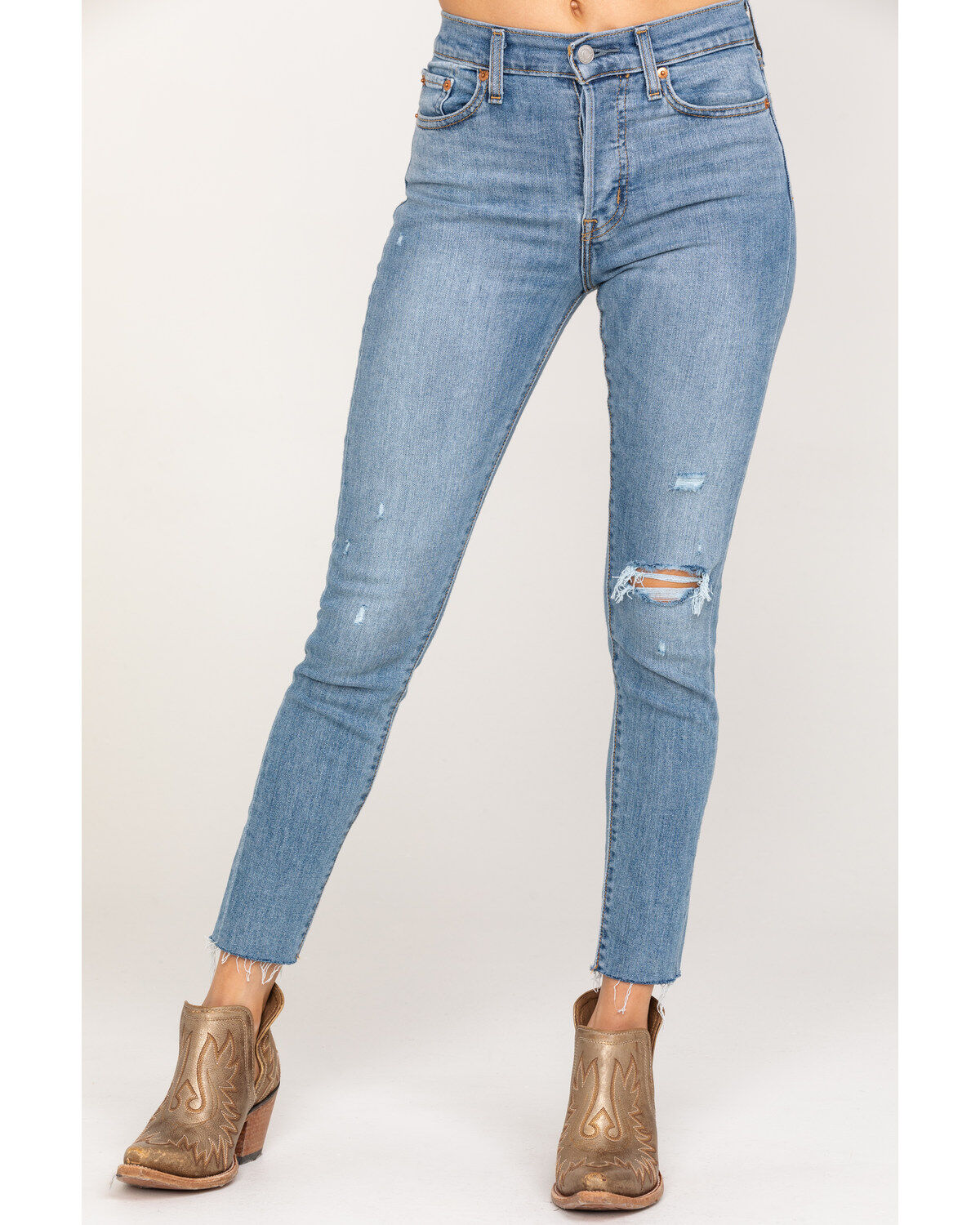 levi's wedgie skinny blue spice