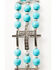 Image #2 - Shyanne Women's Turquoise Cross Beaded Bracelet, Silver, hi-res