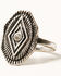 Image #4 - Shyanne Women's Turquoise Cross 5pc Ring Set, Silver, hi-res