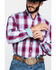 Image #4 - Stetson Men's Spring Ombre Plaid Button Long Sleeve Western Shirt , , hi-res