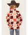 Image #4 - Wrangler Girls' Conversational Print Sherpa Pullover, Pink, hi-res