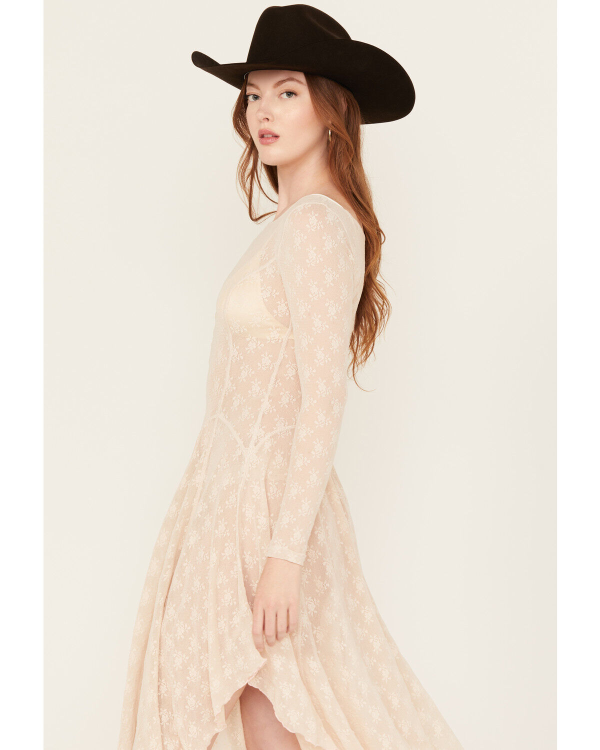 Image #2 - Free People Women's Dial For Drama Slip Midi Dress, , hi-res