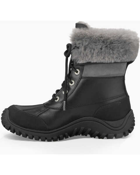 UGG Women's Black Adirondack II Winter Boots - Round Toe , Grey, hi-res