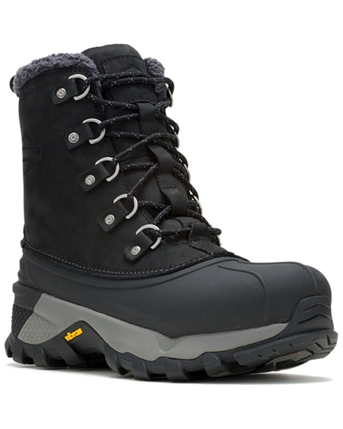 Image #1 - Harley Davidson Men's 6" MKE Warm Waterproof Motorcycle Boots - Round Toe, Black, hi-res