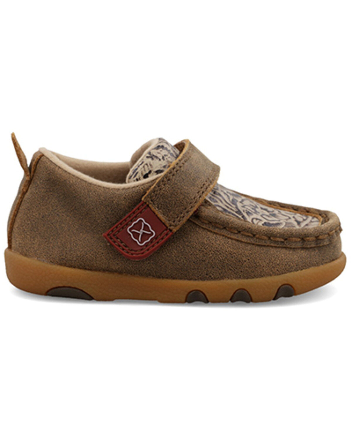 Image #2 - Twisted X Toddler Girls' Driving Mocs, Brown, hi-res
