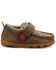 Image #2 - Twisted X Toddler Girls' Driving Mocs, Brown, hi-res