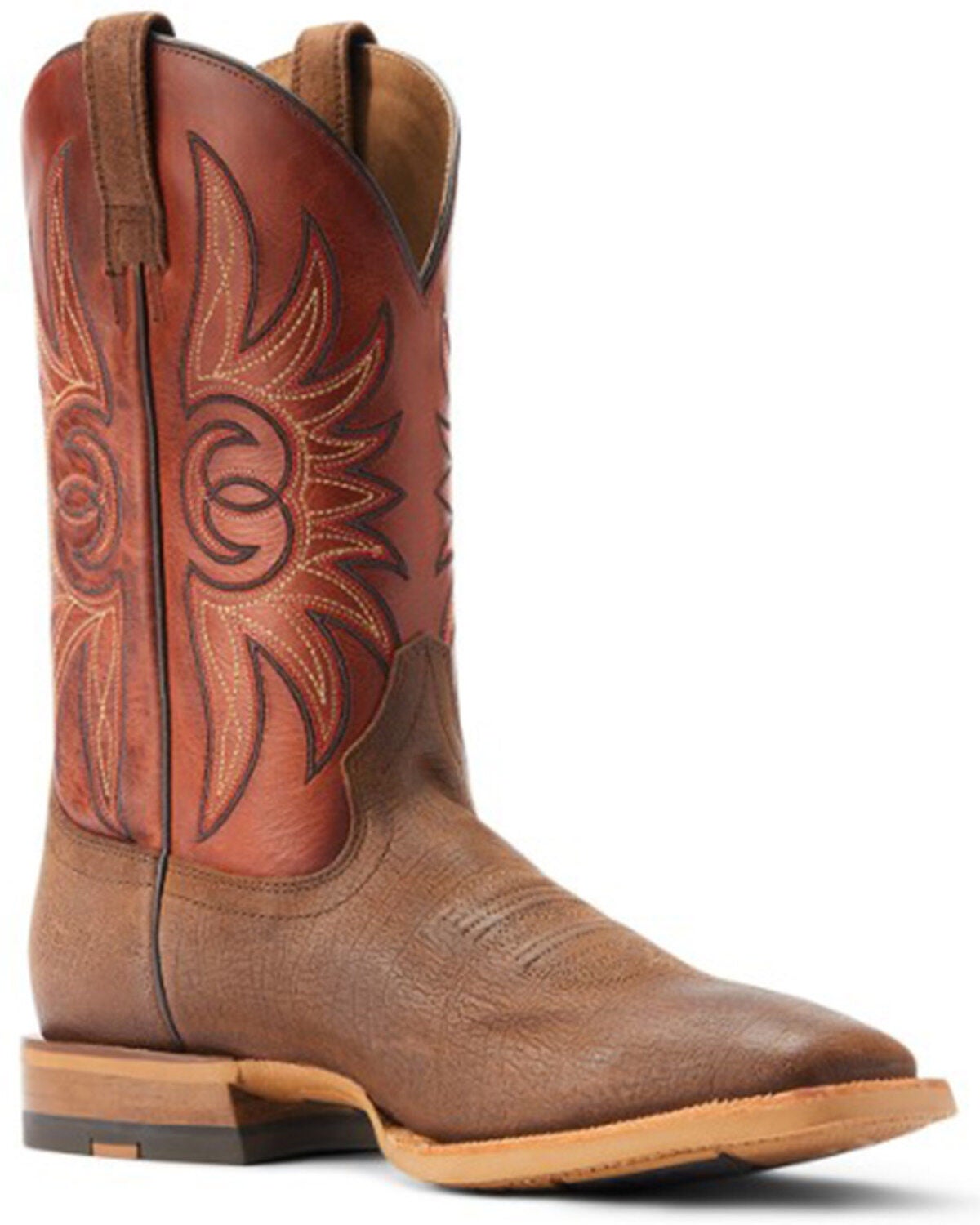 Ariat Men's Arena Winner Western Performance Boots - Broad Square Toe, Brown, hi-res