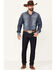 Image #1 - Levi's Men's 514 Cleaner Dark Wash Stretch Regular Straight Leg Jeans, Blue, hi-res