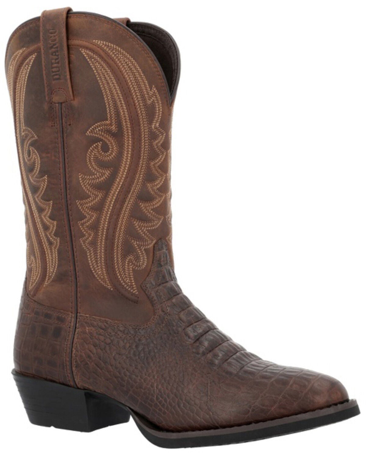 Durango Men's Shyloh Western Boots - Round Toe, Brown, hi-res