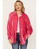 Image #2 - Free People Women's Night Skies Velvet Long Sleeve Top, Pink, hi-res
