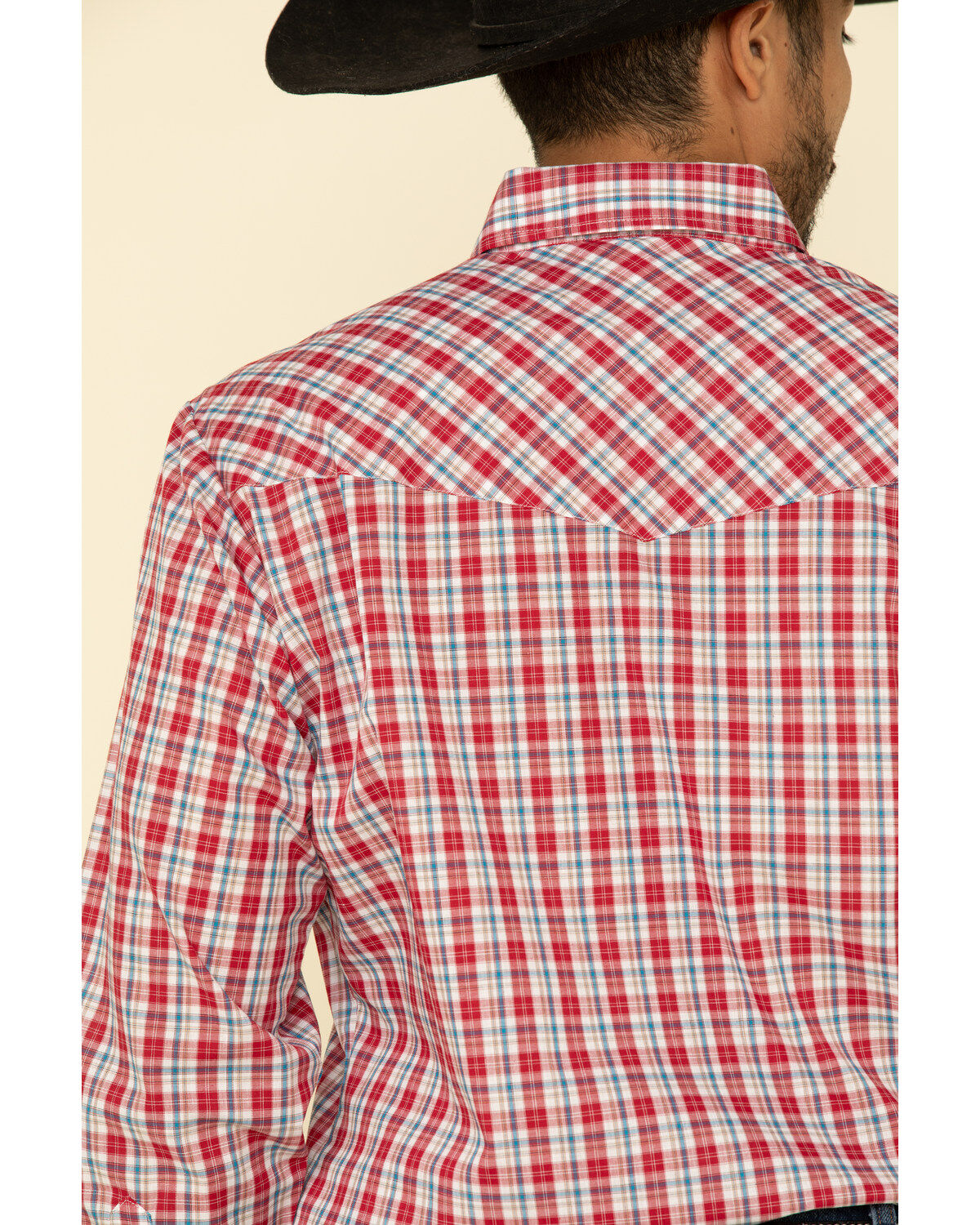 Image #5 - Ely Walker Men's Multi Small Plaid Long Sleeve Western Shirt, , hi-res