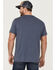 Brothers & Sons Men's Indigo Basic Short Sleeve Pocket T-Shirt , Indigo, hi-res