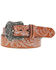 Hooey Women's Original Embossed Filigree Western Belt, Cognac, hi-res