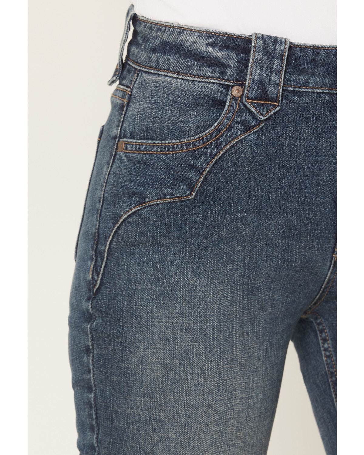 Shyanne Women's Grand Dark Wash High Rise Flare Stretch Denim Jeans