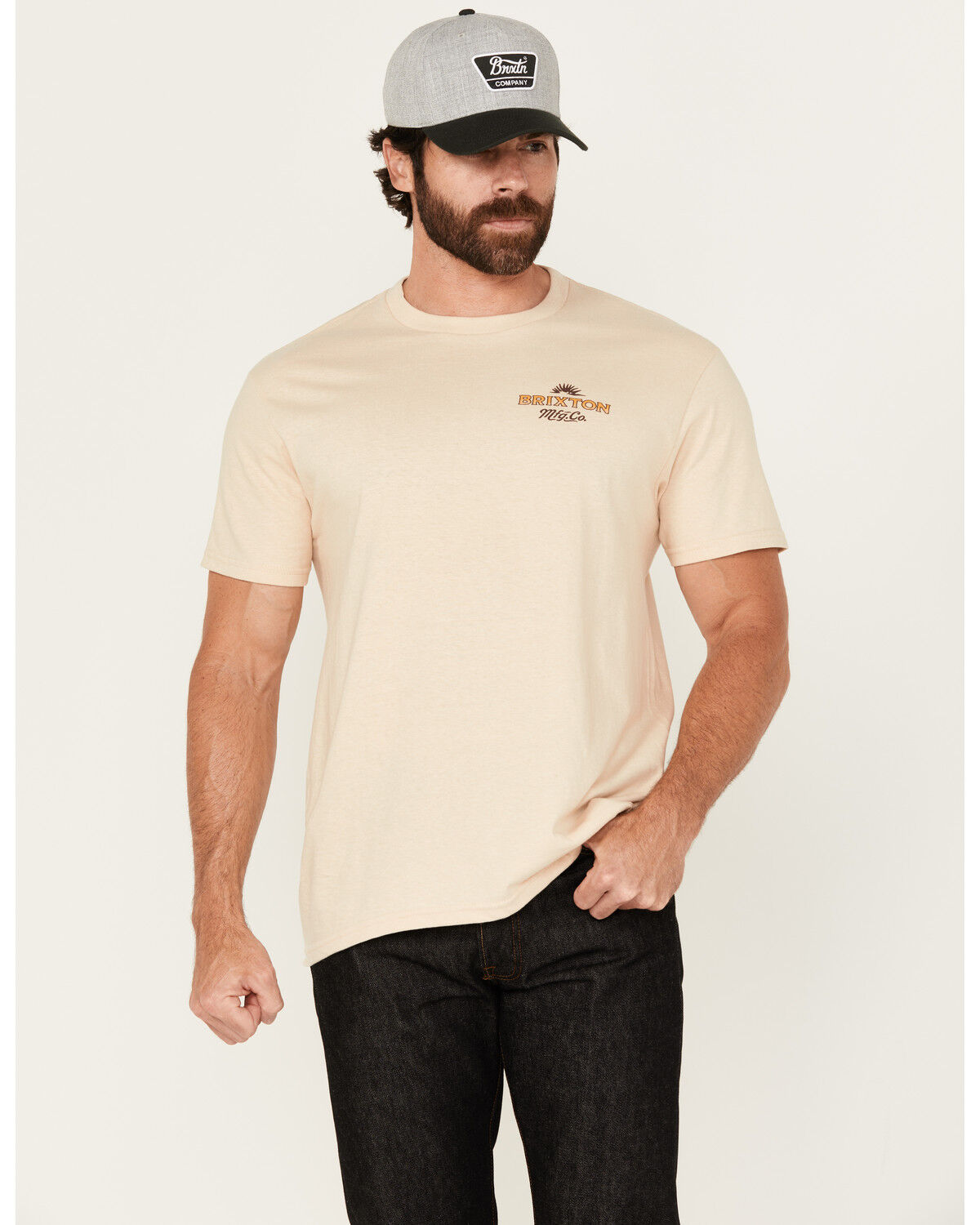 Image #2 - Brixton Men's Wrangling Cowboy Short Sleeve Graphic T-Shirt, , hi-res