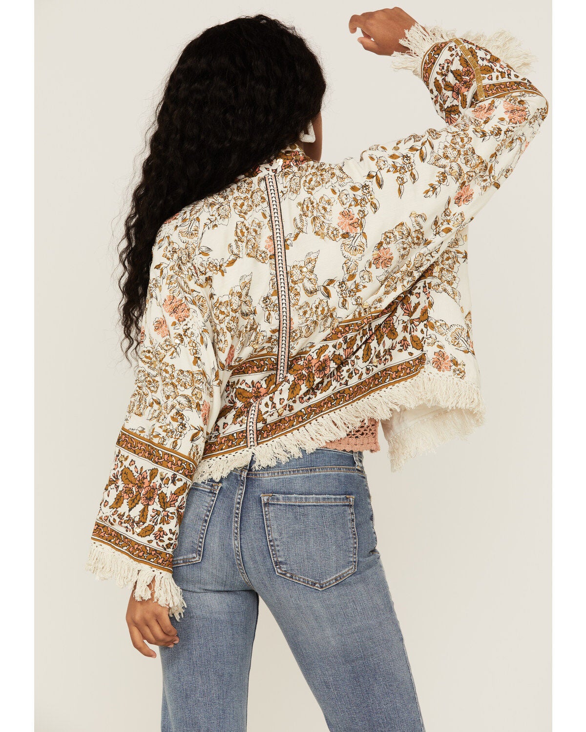 Light Embellished Ivory Jacket | Boot Barn