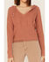 Image #4 - Heartloom Women's Devin Knit Hoodie, Rust Copper, hi-res