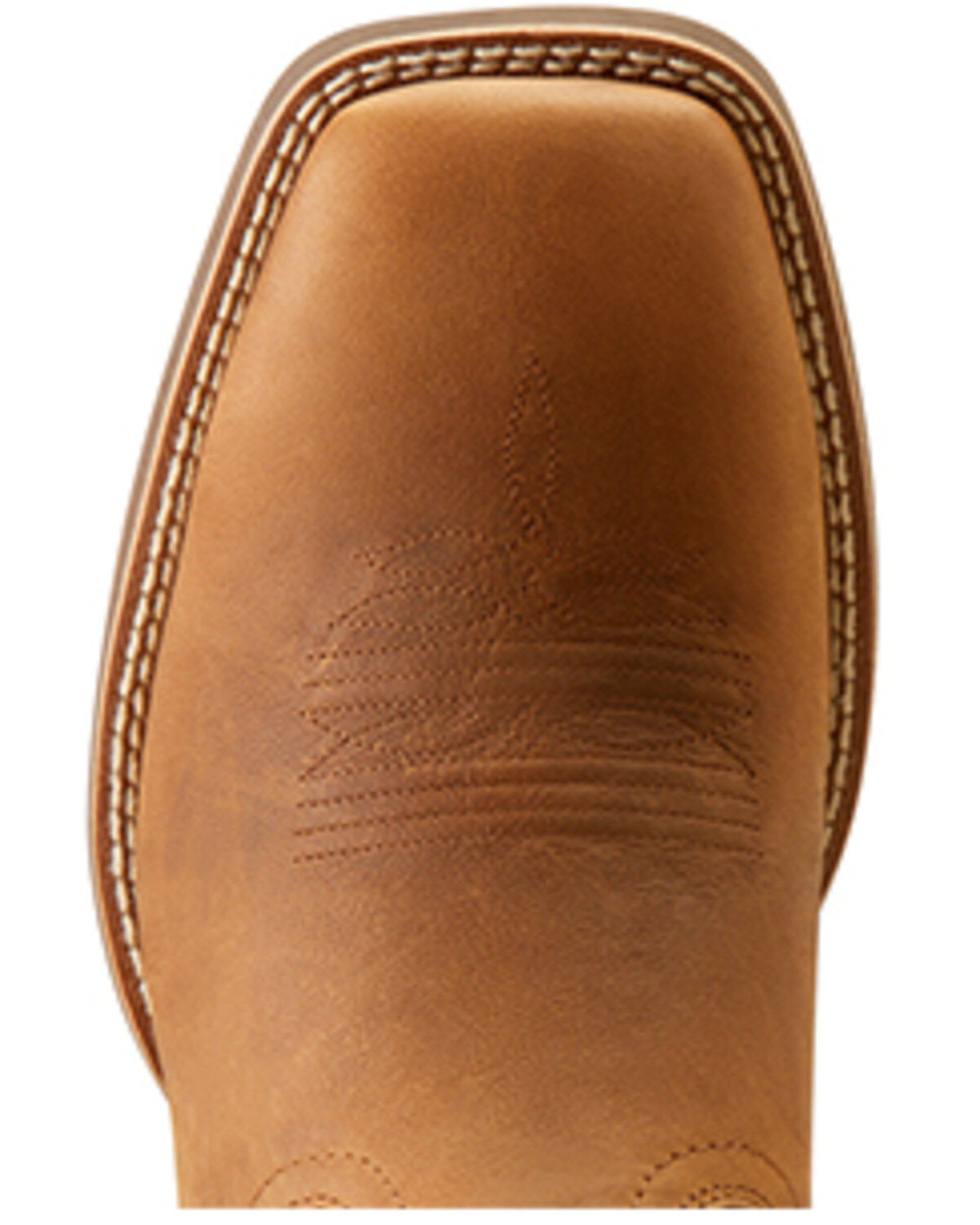 Image #4 - Ariat Men's Cowpuncher VentTek Western Boot - Broad Square Toe, Brown, hi-res