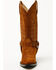 Image #4 - Idyllwind Women's Midnight Rider Suede Western Boots - Snip Toe, Cognac, hi-res