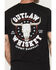 Image #4 - Cowboy Hardware Men's Outlaw Whiskey Short Sleeve Graphic T-Shirt, Black, hi-res