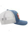Hooey Men's Cactus Ropes Patch Denim Mesh Back Trucker Cap, Indigo, hi-res