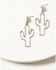 Image #1 - Shyanne Women's Rhinestone Dangling Cactus Earrings, Silver, hi-res