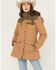 Image #1 - Cinch Women's Barn Jacket, Brown, hi-res