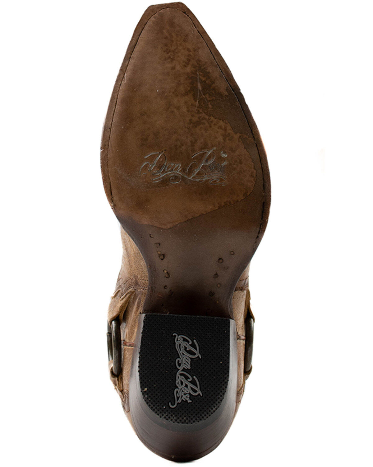 Image #7 - Dan Post Women's Greta Crackle Western Boots - Snip Toe, Tan, hi-res