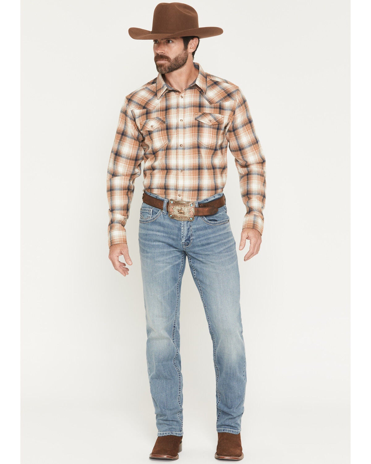 Cody James Men's Carter Wash Jackson Slim Straight Stretch Denim Jeans, Medium Wash, hi-res