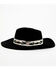 Image #3 - Nikki Beach Women's New Moon Felt Fedora Hat, Black, hi-res
