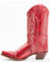 Dan Post Women's Zacatecas Exotic Watersnake Western Boots - Snip Toe, Red, hi-res