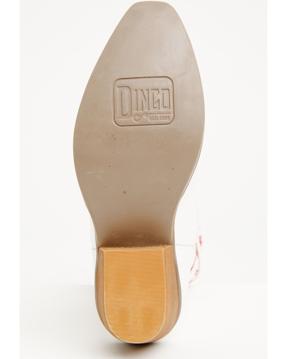 Image #7 - Dingo Girls' Queen A Hearts Western Boots - Snip Toe, White, hi-res