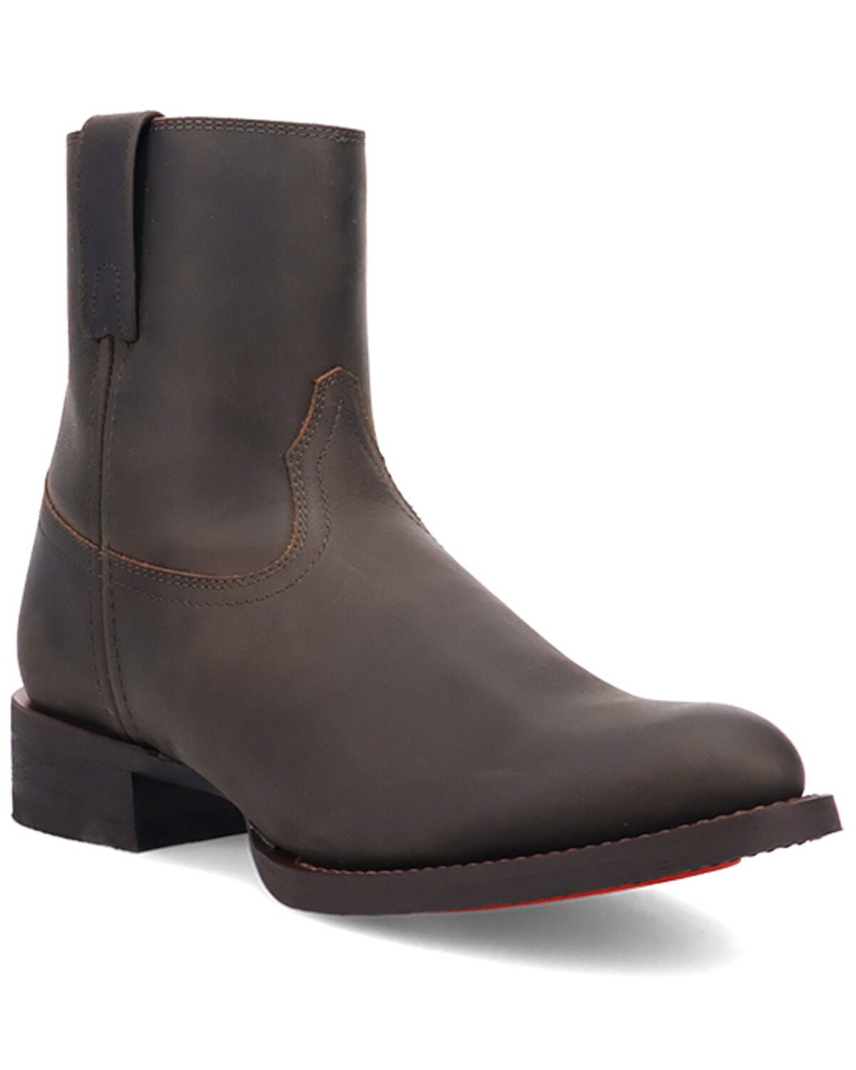 Image #1 - Laredo Men's Vanguard Ankle Boots - Round Toe, Charcoal, hi-res